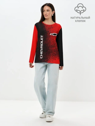 Лонгслив женский. Хлопок / CHEVROLET