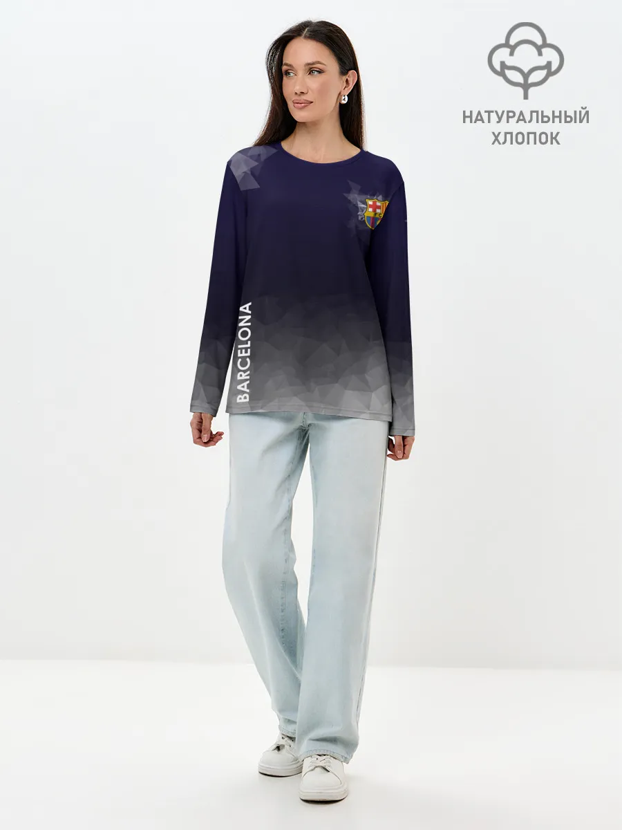 Лонгслив женский. Хлопок / Barcelona