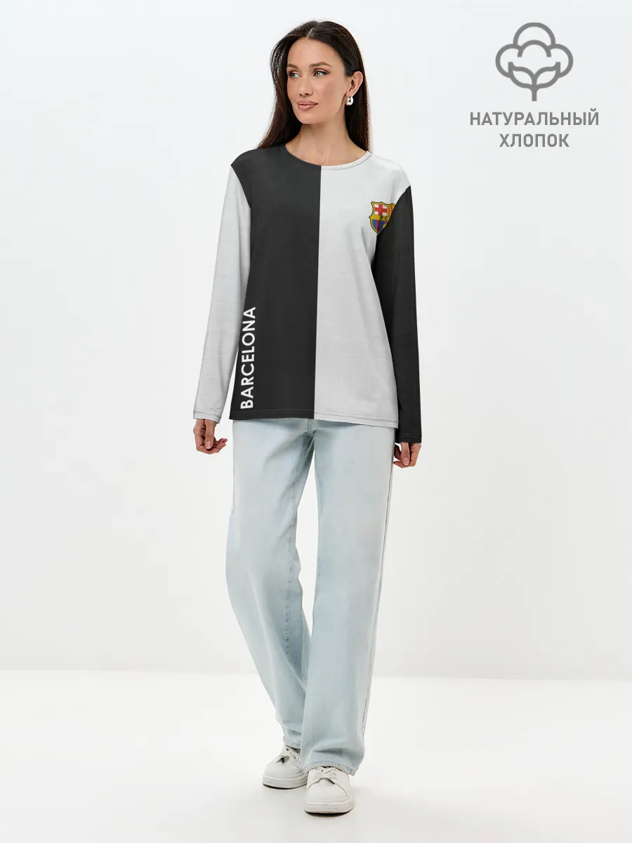Лонгслив женский. Хлопок / Barcelona