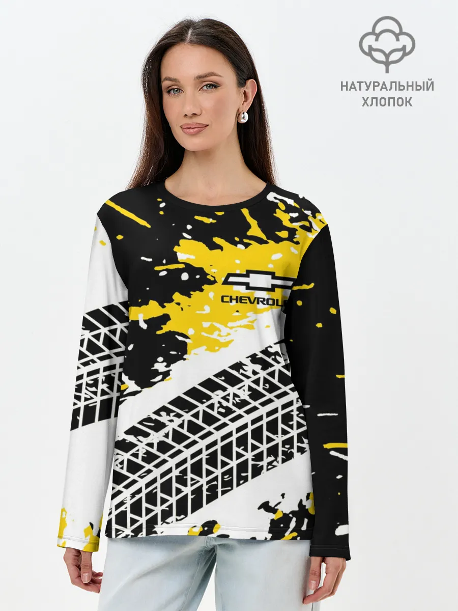 Лонгслив женский. Хлопок / CHEVROLET