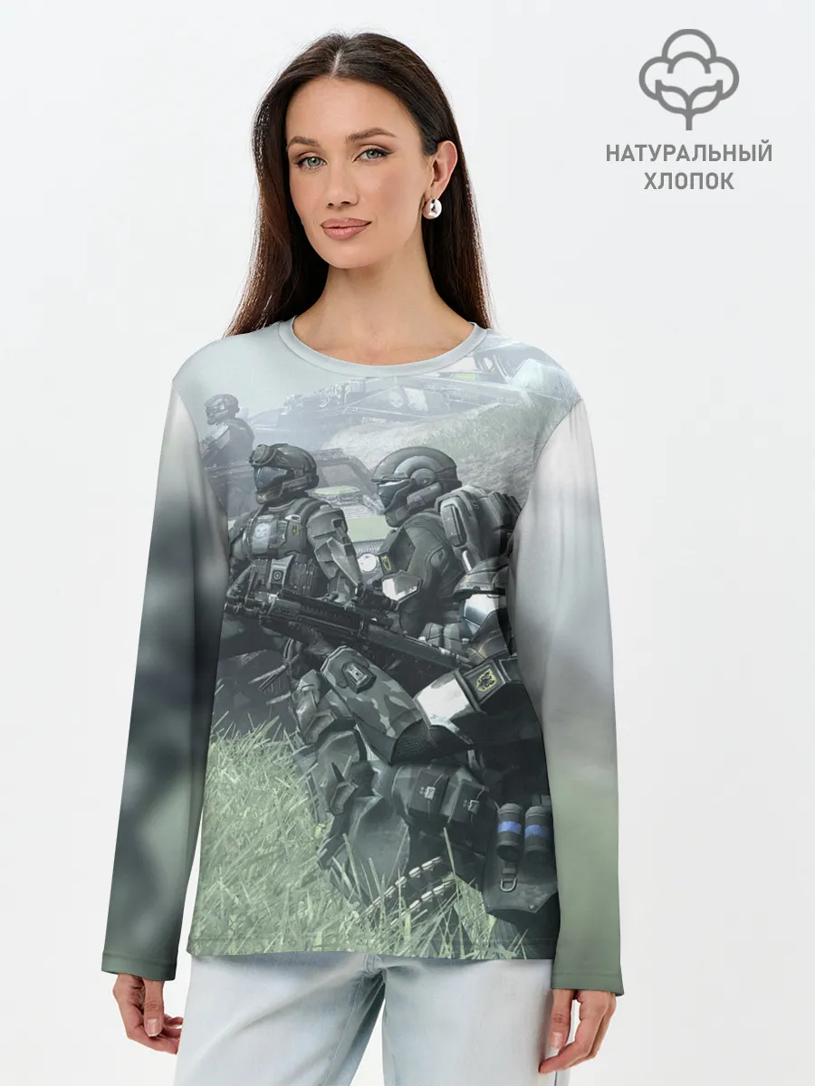 Лонгслив женский. Хлопок / Halo 2
