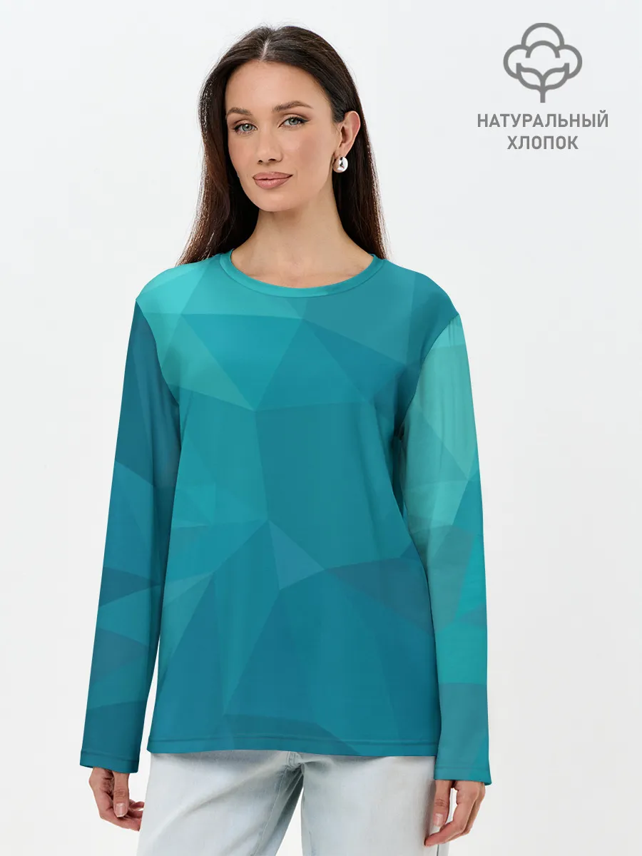 Лонгслив женский. Хлопок / WAVE