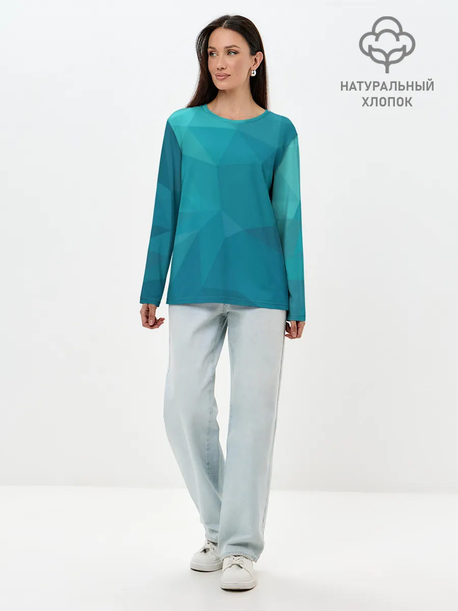 Лонгслив женский. Хлопок / WAVE