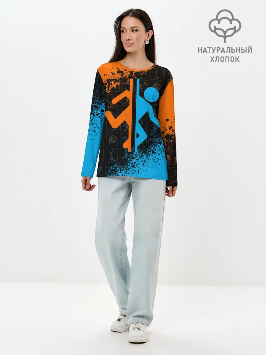 Лонгслив женский. Хлопок / PORTAL