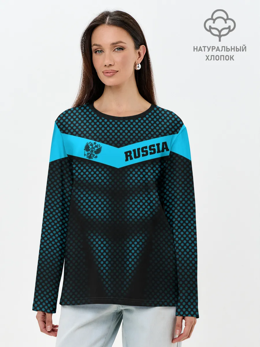 Лонгслив женский. Хлопок / Russia