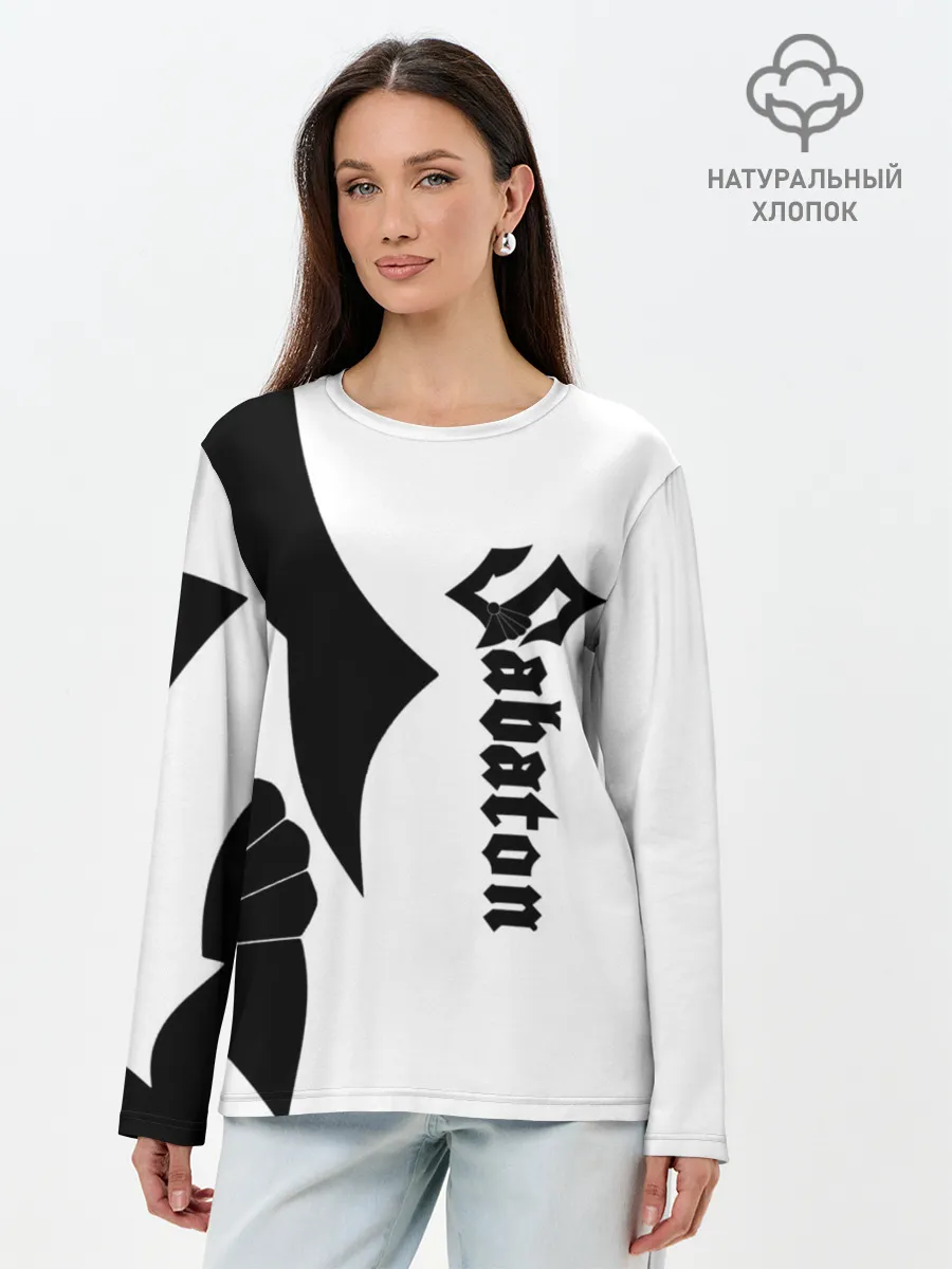 Лонгслив женский. Хлопок / Sabaton