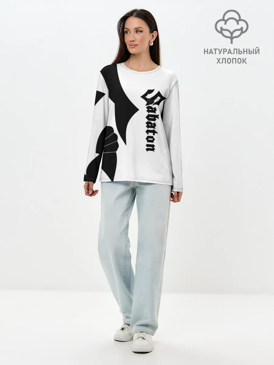 Лонгслив женский. Хлопок / Sabaton