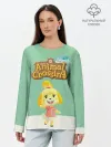 Лонгслив женский. Хлопок / Animal Crossing