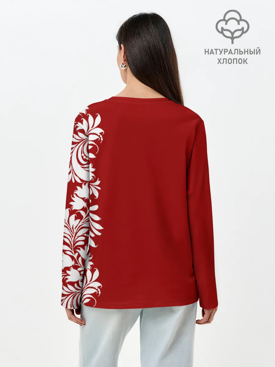 Лонгслив женский. Хлопок / Россия