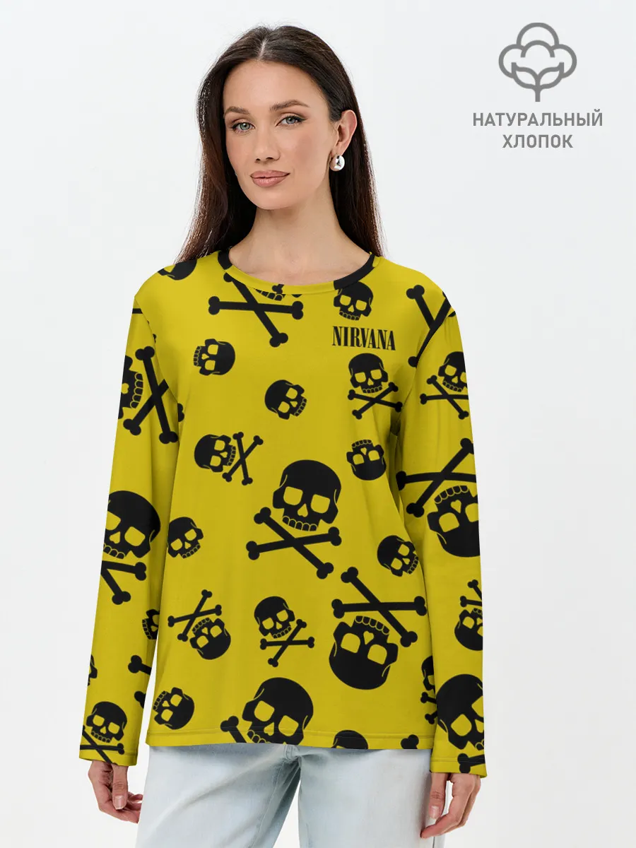 Лонгслив женский. Хлопок / Nirvana