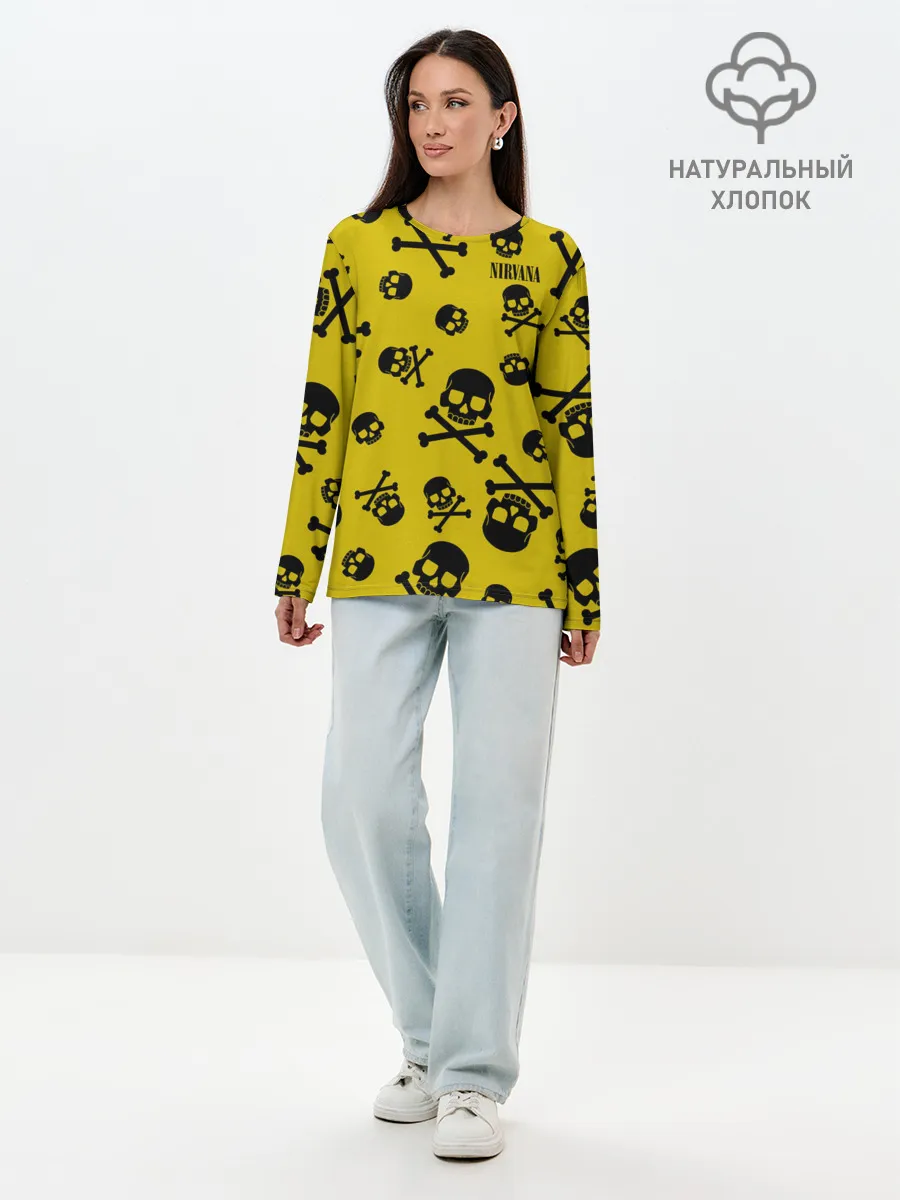 Лонгслив женский. Хлопок / Nirvana