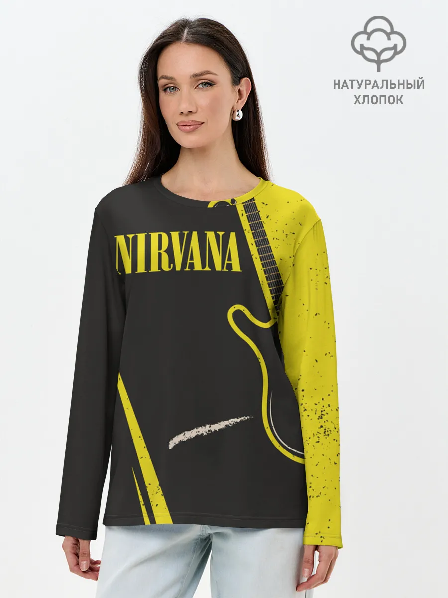 Лонгслив женский. Хлопок / Nirvana