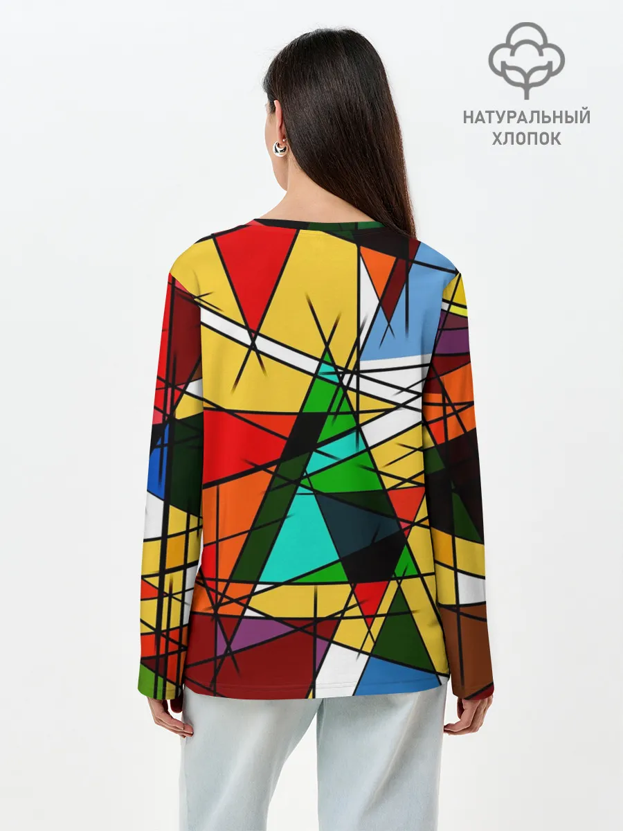 Лонгслив женский. Хлопок / ПИКАССО