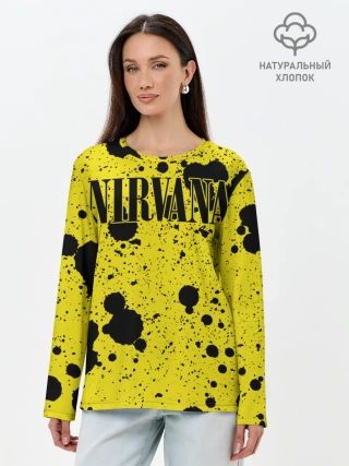 Лонгслив женский. Хлопок / Nirvana