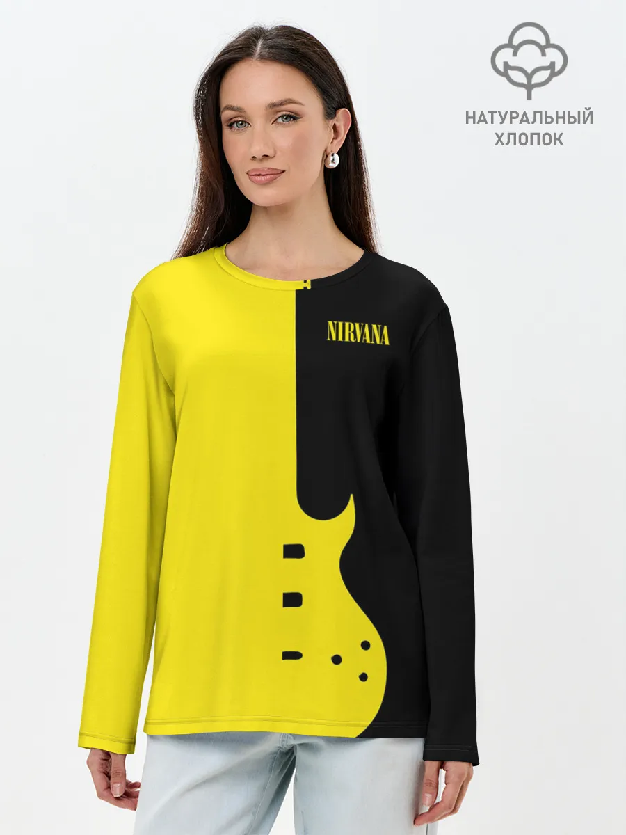 Лонгслив женский. Хлопок / Nirvana