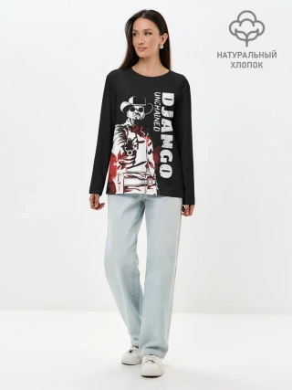 Лонгслив женский. Хлопок / Django