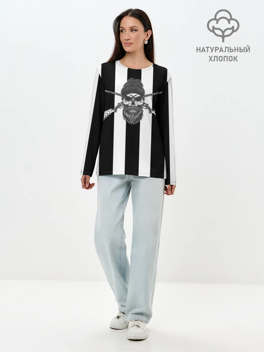 Лонгслив женский. Хлопок / Охота