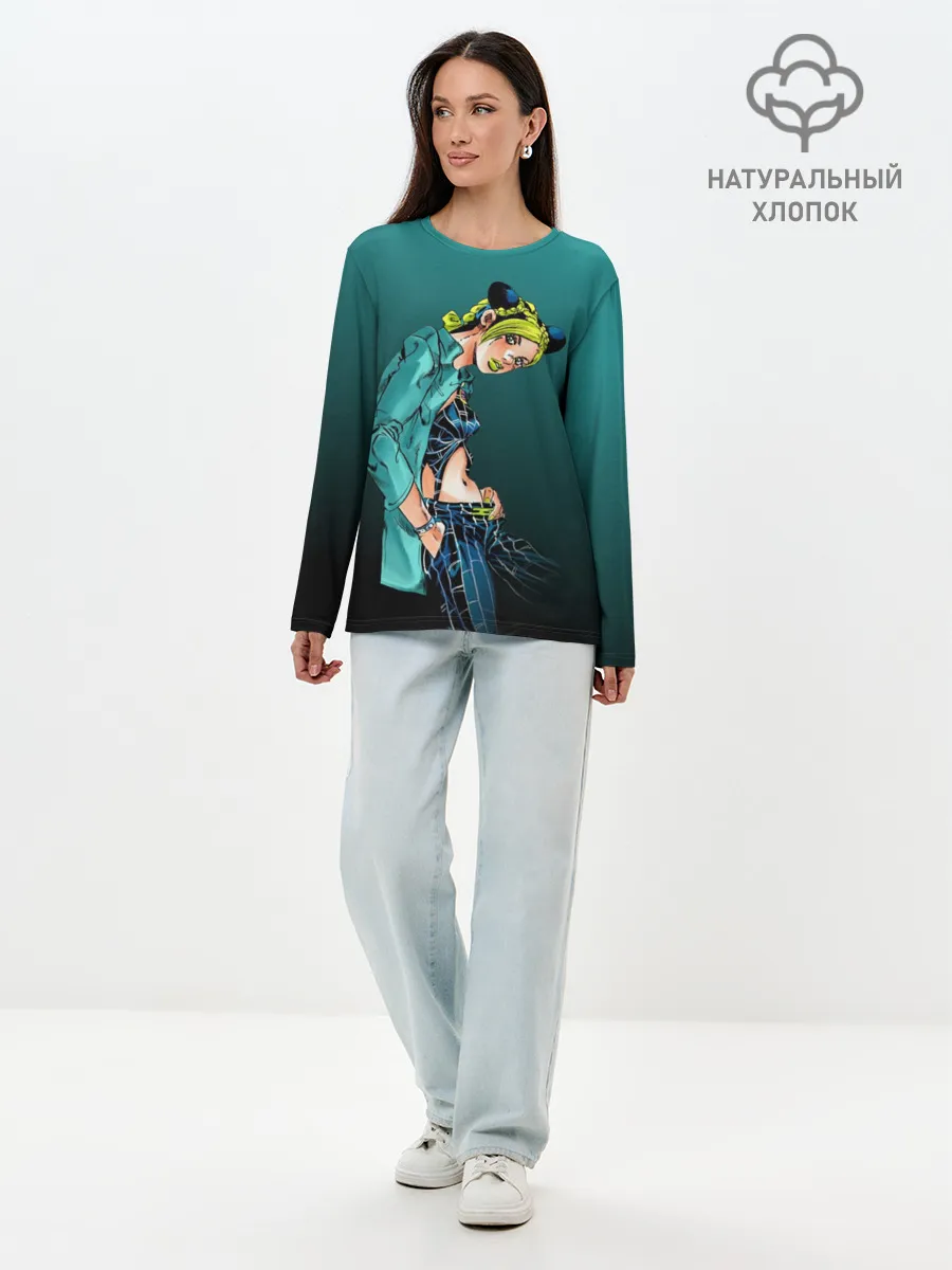 Лонгслив женский. Хлопок / Джолин Кудзё