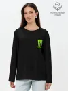 Лонгслив женский. Хлопок / MONSTER ENERGY