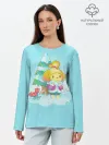Лонгслив женский. Хлопок / ANIMAL CROSSING
