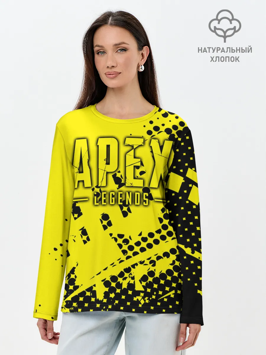 Лонгслив женский. Хлопок / Apex Legends