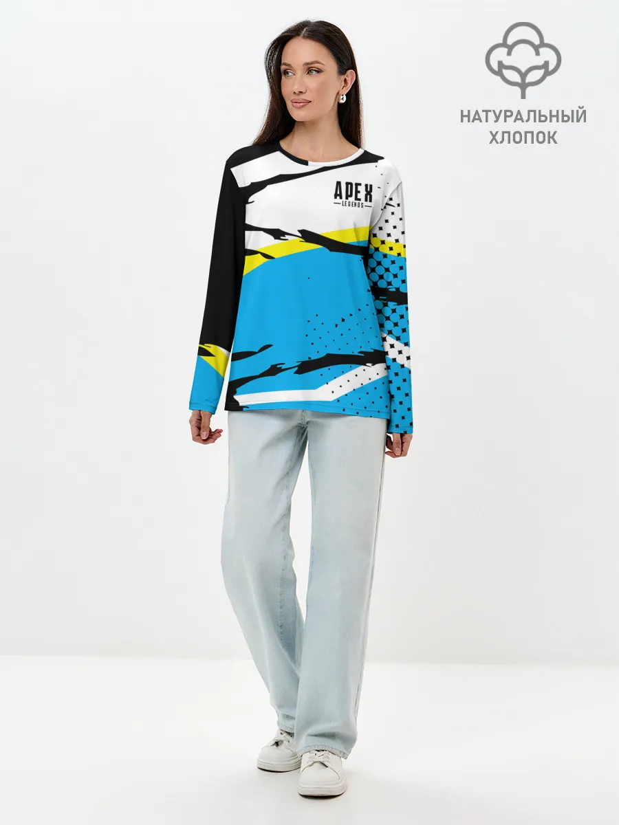 Лонгслив женский. Хлопок / Apex Legends