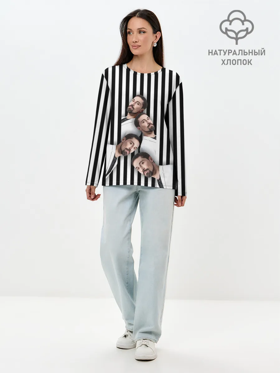 Лонгслив женский. Хлопок / Дима Билин