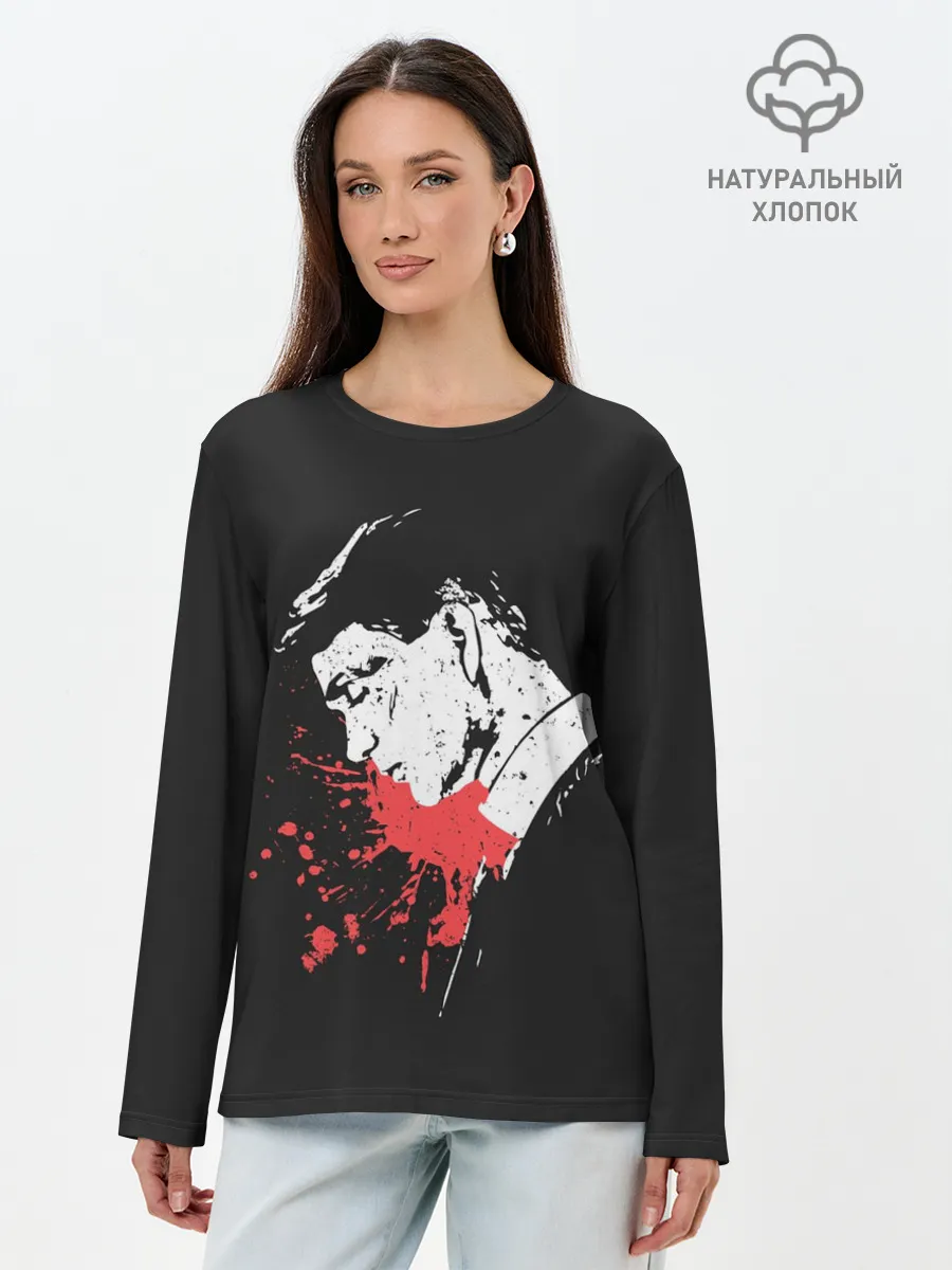 Лонгслив женский. Хлопок / Острые Козырьки