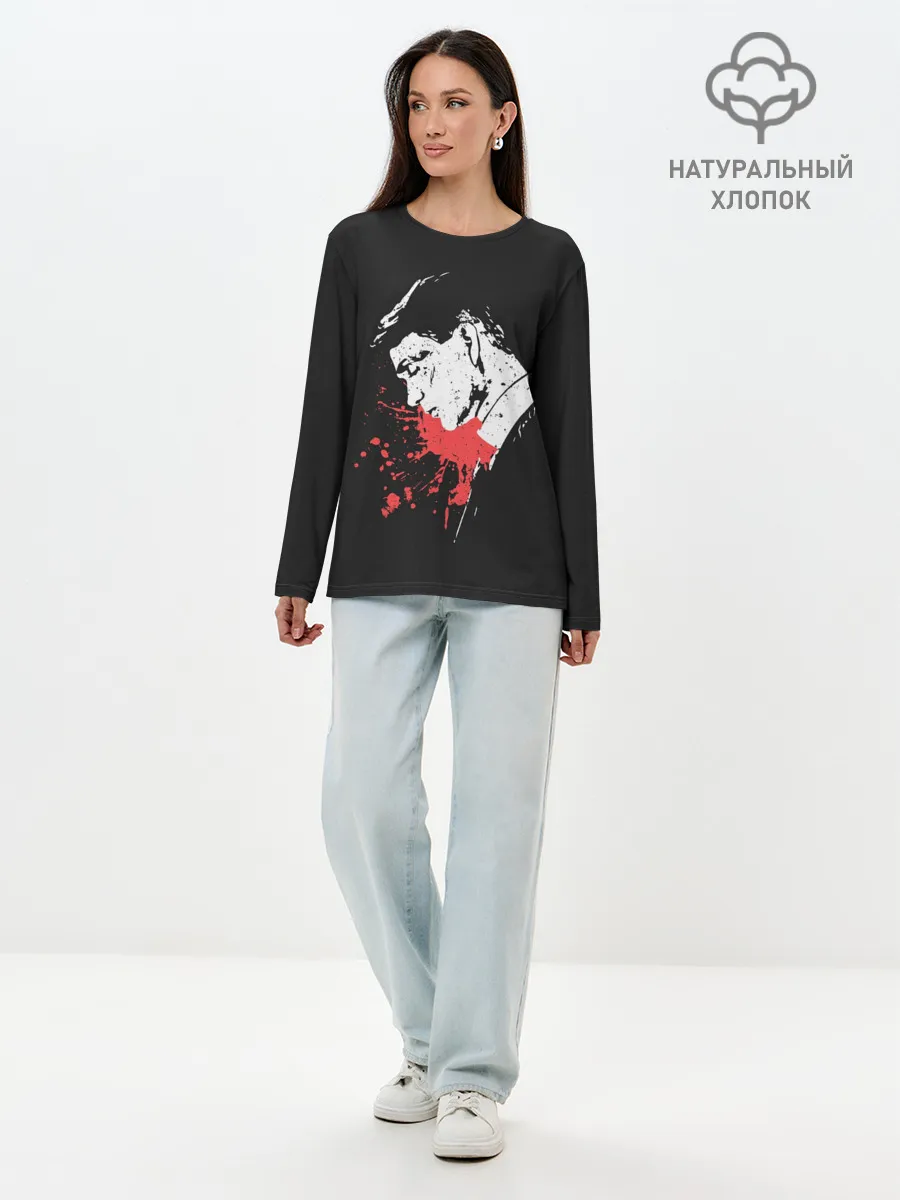 Лонгслив женский. Хлопок / Острые Козырьки