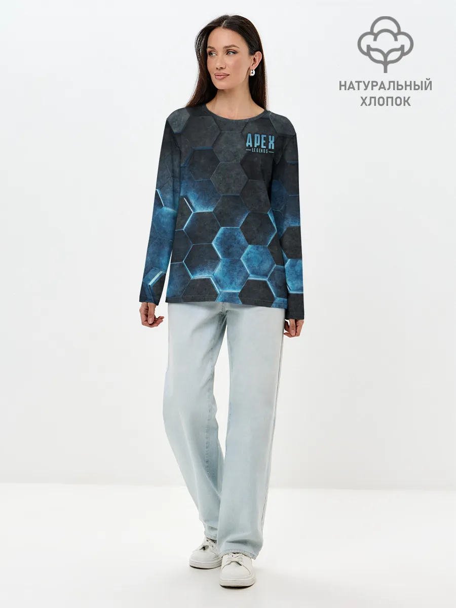 Лонгслив женский. Хлопок / Apex Legends