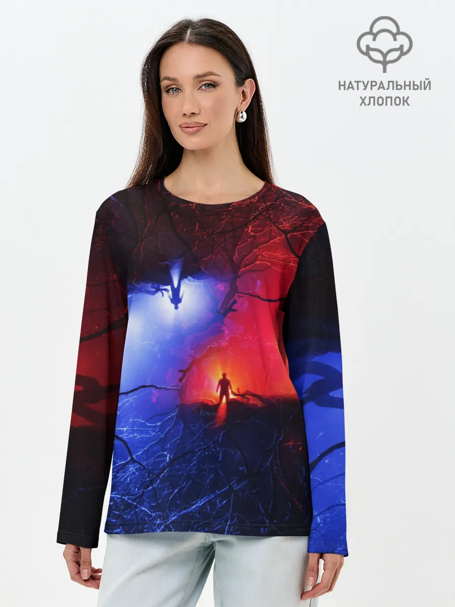 Лонгслив женский. Хлопок / Свой Путь