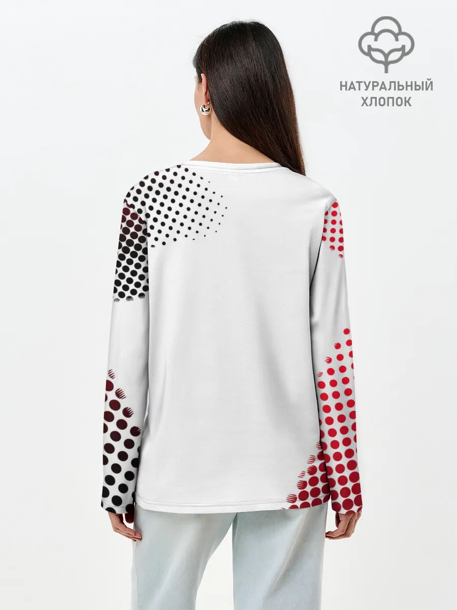 Лонгслив женский. Хлопок / 6ix9ine King Up