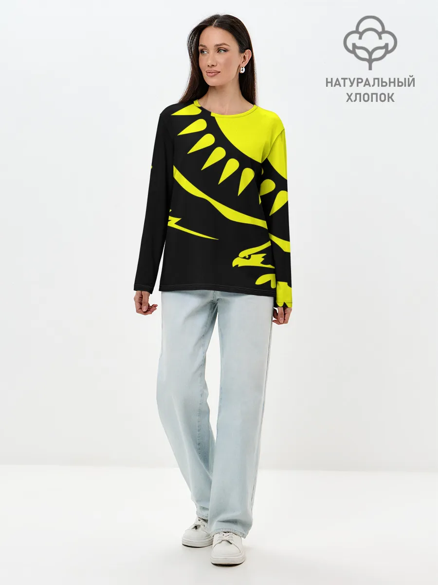 Лонгслив женский. Хлопок / Kazakhstan