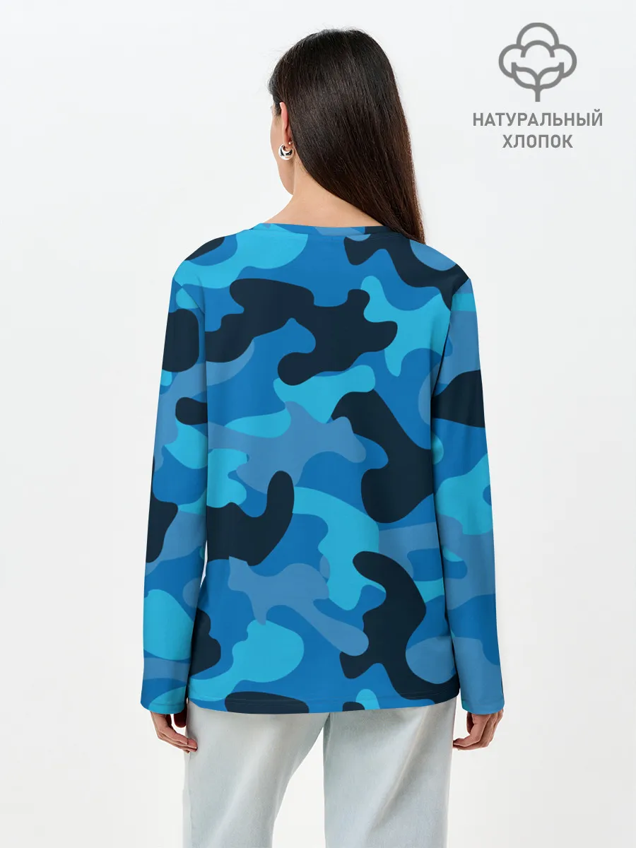 Лонгслив женский. Хлопок / Qazaqstan