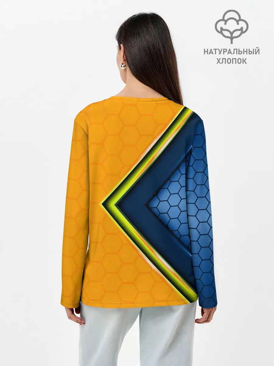 Лонгслив женский. Хлопок / Россия