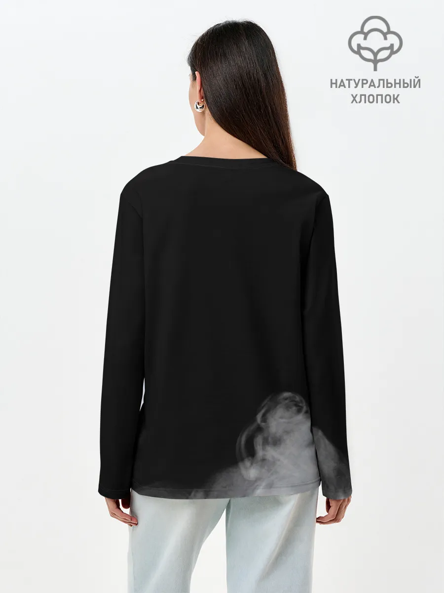 Лонгслив женский. Хлопок / МОТОЦИКЛЫ