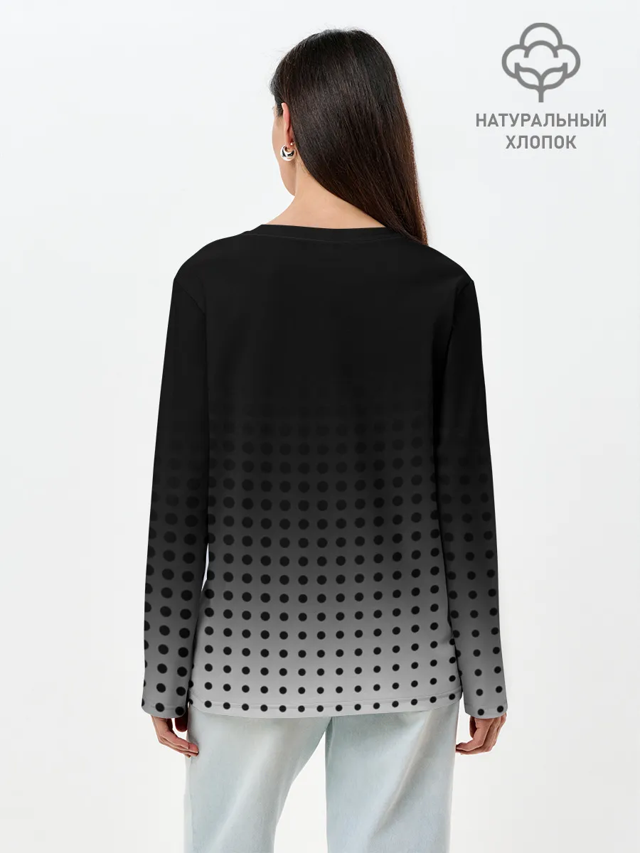 Лонгслив женский. Хлопок / BMW