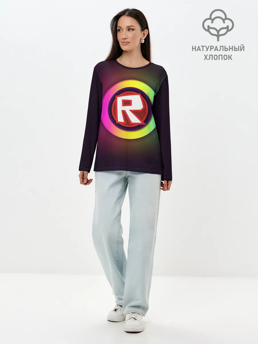 Лонгслив женский. Хлопок / ROBLOX
