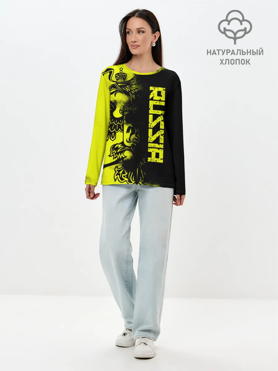 Лонгслив женский. Хлопок / Russia