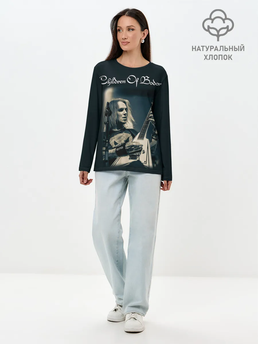 Лонгслив женский. Хлопок / Children of Bodom 20
