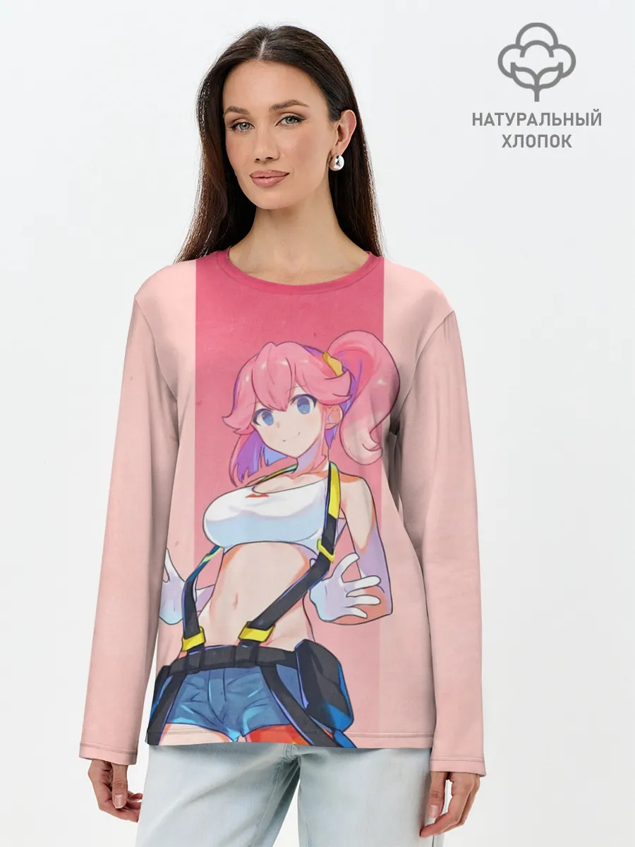 Лонгслив женский. Хлопок / Айна