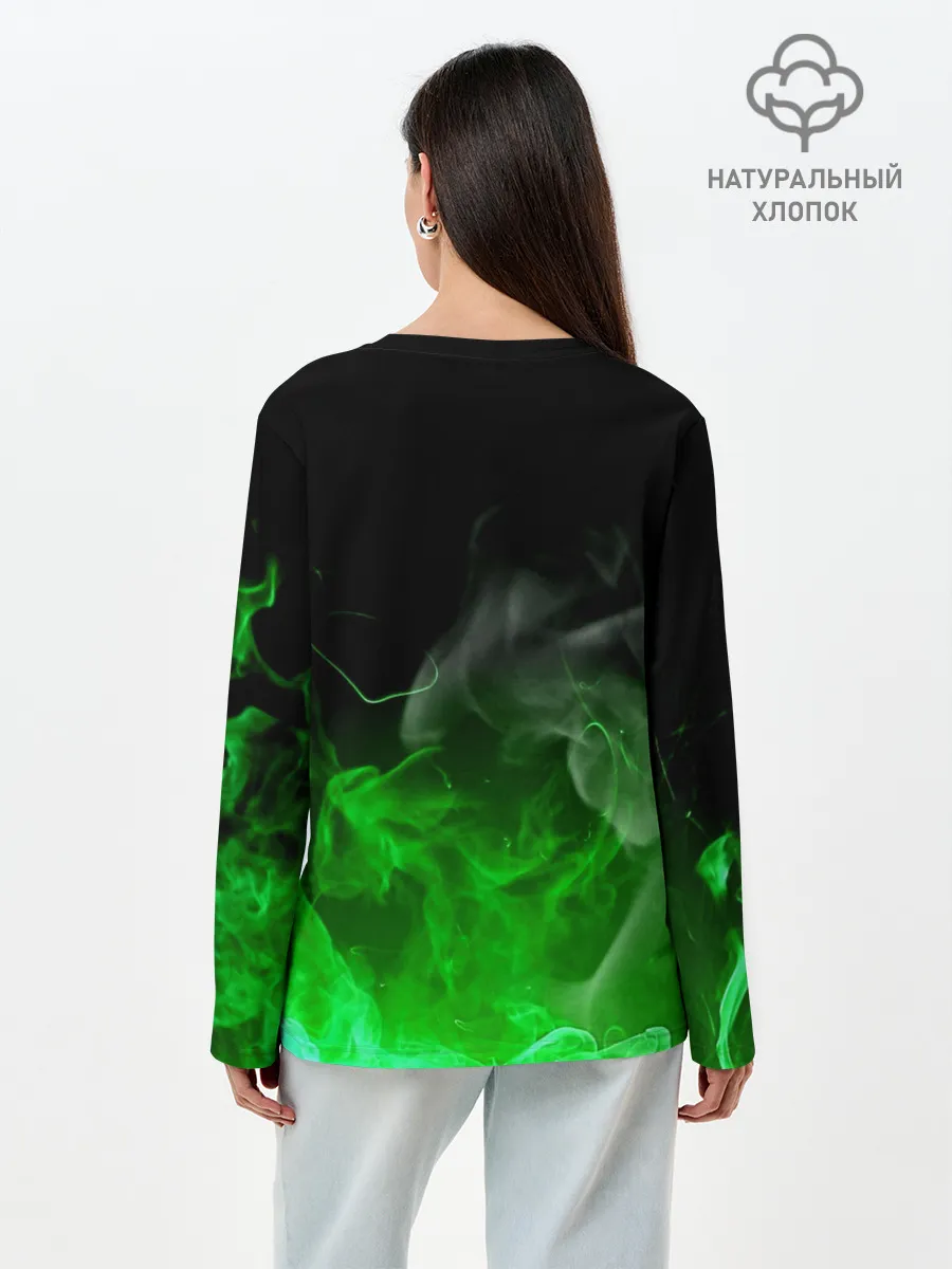 Лонгслив женский. Хлопок / Россия