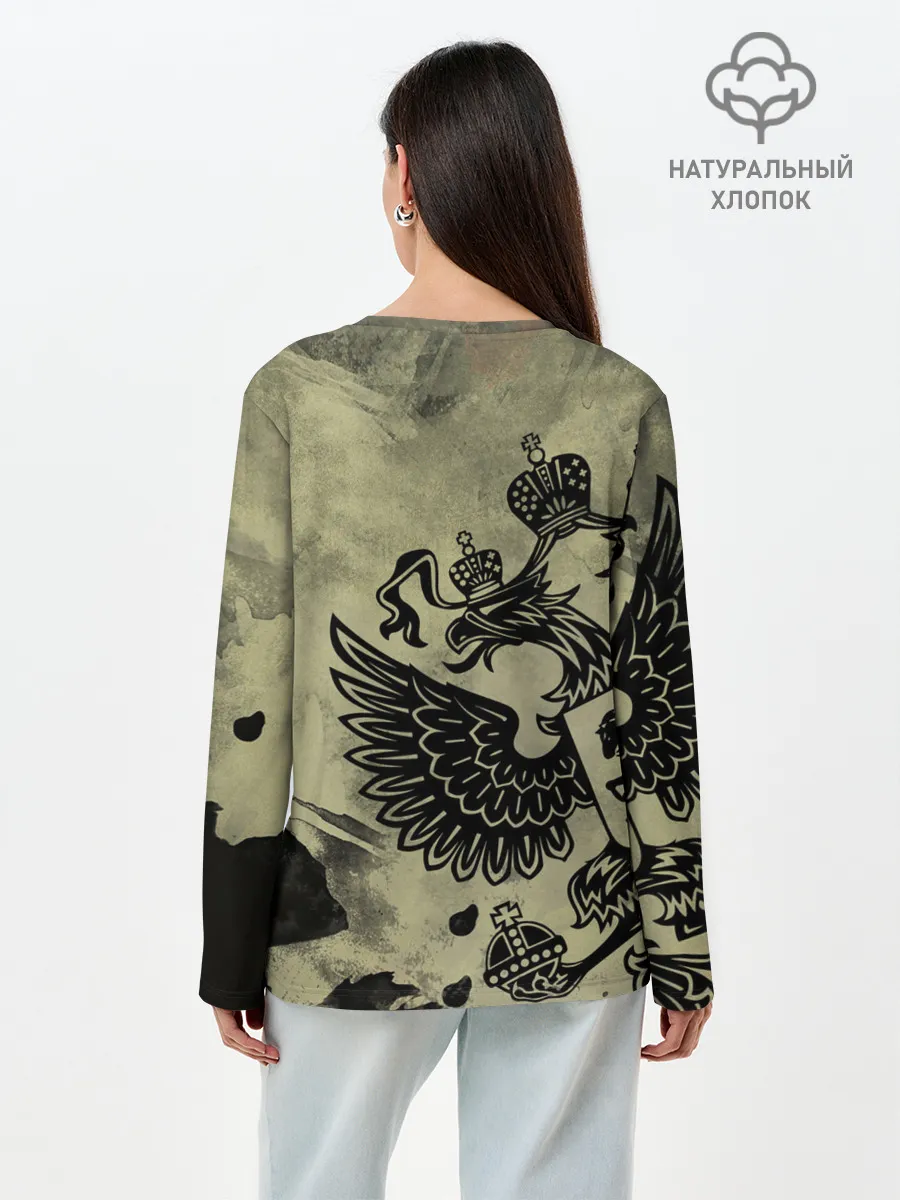 Лонгслив женский. Хлопок / Россия