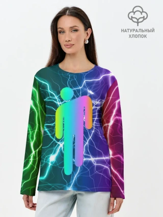 Лонгслив женский. Хлопок / BILLIE EILISH