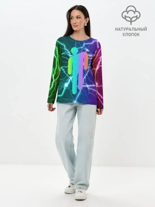 Лонгслив женский. Хлопок / BILLIE EILISH