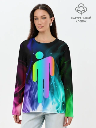 Лонгслив женский. Хлопок / BILLIE EILISH