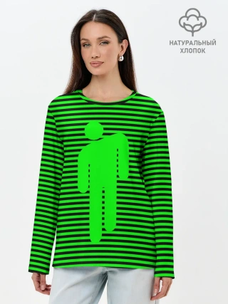 Лонгслив женский. Хлопок / BILLIE EILISH