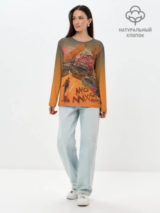 Лонгслив женский. Хлопок / Mad Max Fury Road