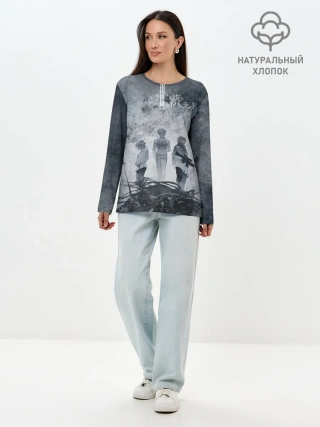 Лонгслив женский. Хлопок / The Promised Neverland