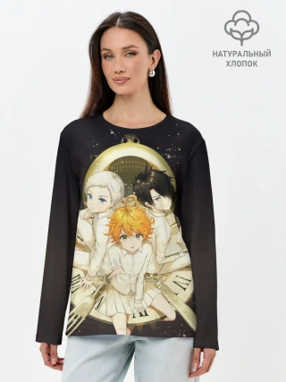 Лонгслив женский. Хлопок / Обещанный Неверленд